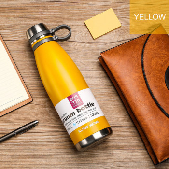 Termos pentru Ceai cu Infuzor din Otel Inoxidabil, 650ml - Techsuit (THM3) - Yellow - Img 2