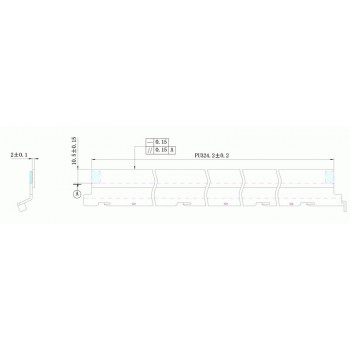 Wiper blade Sharp MX-M283/363/453/503 DC Select WB (KRK-SH363F) -, compatibil