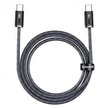 Cablu de Date Type-C la Type-C Fast Charging, 100W, 2m - Baseus Dynamic Series (CALD000316) - Black - Img 1