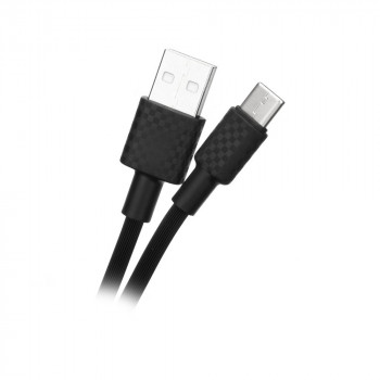 Cablu de Date USB-A la Type-C 10W, 2A, 1m - Hoco Superior style (X29) - Black - Img 2