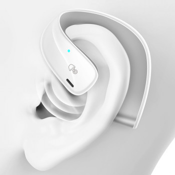 Casti Bluetooth TWS, Hi-Fi - Hoco (EQ4) - White - Img 3