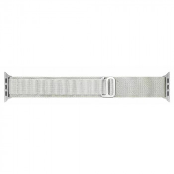 Curea pentru Apple Watch 1/2/3/4/5/6/7/8/SE/SE 2 (38/40/41mm) - Techsuit Watchband (W037) - Star White - Img 2