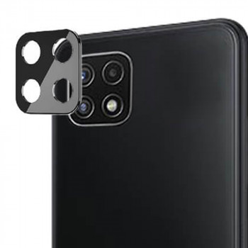 Folie Camera pentru Samsung Galaxy A22 4G / A22 5G / M22 4G - Mocolo Silk HD PRO Camera Glass - Black - Img 1