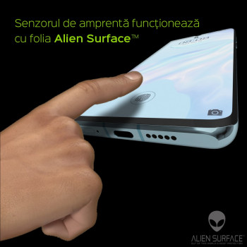 Folie protectie telefon Huawei P30 Pro / P30 Pro New Edition - Alien Surface Screen+Edges+Back - Transparent - Img 2
