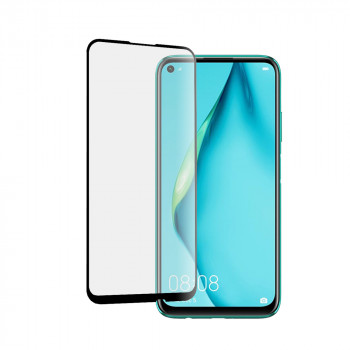 Folie protectie telefon Huawei P40 lite / P40 lite E / P20 lite 2019 / Y7p - Mocolo 3D Curved Full Glue Glass - Black - Img 1