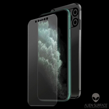 Folie protectie telefon iPhone 11 Pro Max - Alien Surface Screen+Edges+Back - Transparent - Img 2