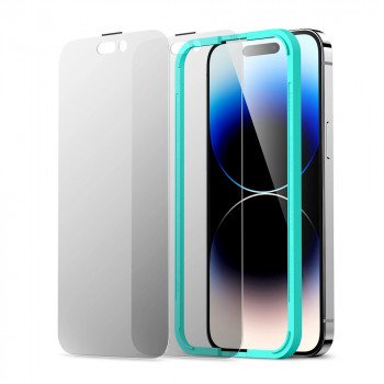Folie protectie telefon iPhone 14 Pro (set 2) - ESR Screen Shield - Privacy - Img 1