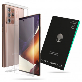 Folie protectie telefon Samsung Galaxy Note 20 Ultra / Note 20 Ultra 5G - Alien Surface Screen+Edges+Back - Transparent
