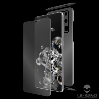 Folie protectie telefon Samsung Galaxy S20 Ultra / S20 Ultra 5G - Alien Surface Screen+Edges+Back - Transparent - Img 2