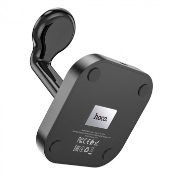 Hoco - Charging Station Graceful (CW43) - for iPhone, Apple Watch, AirPods - Black - Img 4
