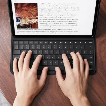 Husa pentru Apple iPad Pro 12.9 (2018 / 2019 / 2020 / 2021 / 2022) - ESR Ascend Keyboard Lite - Black - Img 3