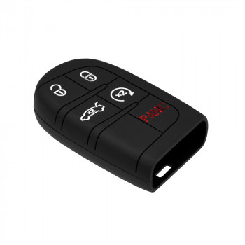 Husa pentru cheie Fiat 500L/Chrysler/Dodge/Jeep- Techsuit Car Key Case (1022.02) - Black - Img 3