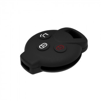 Husa pentru cheie Smart Fortwo/Forfour (450, 451, 452) City - Techsuit Car Key Case (1008.07) - Black - Img 3