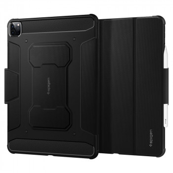 Husa pentru tableta Apple iPad Pro 11 (2020 / 2021 / 2022) - Spigen Rugged Armor Pro - Black - Img 3
