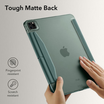 Husa pentru tableta iPad Pro 12.9 (2021 / 2022) - ESR Ascend Trifold - Forest Green - Img 4