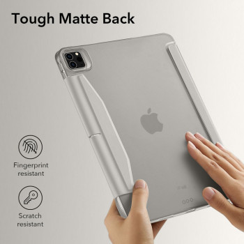 Husa pentru tableta iPad Pro 12.9 (2021 / 2022) - ESR Ascend Trifold - Grey - Img 4