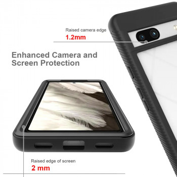 Husa telefon Google Pixel 7a + Folie - Techsuit Defense360 Pro - Black - Img 4