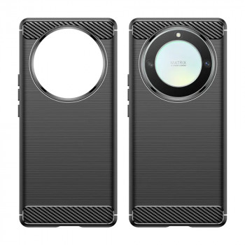 Husa telefon Honor Magic5 Lite - Techsuit Carbon Silicone - Black - Img 3