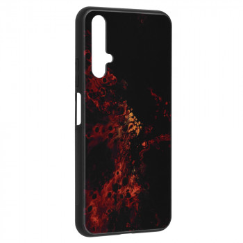 Husa telefon Huawei Nova 5T / Honor 20 - Techsuit Glaze Series - Red Nebula - Img 2