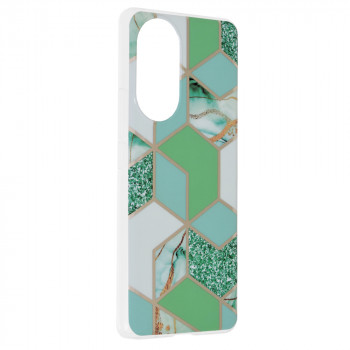 Husa telefon Huawei nova 9 / Honor 50 - Techsuit Marble Series - Green Hex - Img 2
