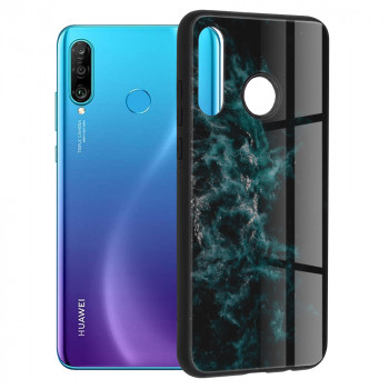 Husa telefon Huawei P30 lite / P30 lite New Edition - Techsuit Glaze Series - Blue Nebula