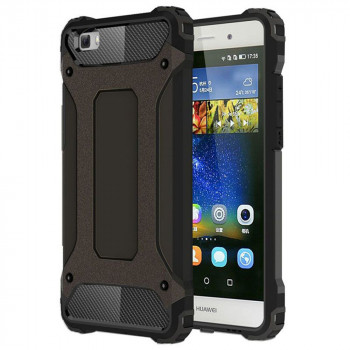 Husa telefon Huawei P8 Lite - Techsuit Hybrid Armor - Black - Img 1