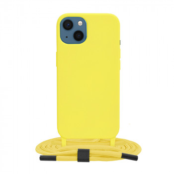 Husa telefon iPhone 13 - Techsuit Crossbody Lanyard - Yellow