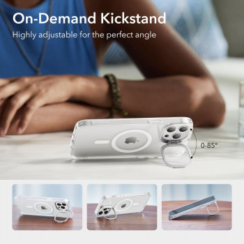 Husa telefon iPhone 14 Pro - ESR Classic Kickstand HaloLock - Clear - Img 2