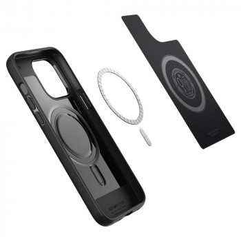 Husa telefon iPhone 14 Pro Max - Spigen Mag Armor - Matte Black - Img 4