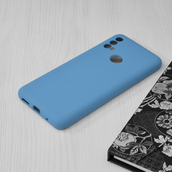 Husa telefon Motorola Moto E40 / Moto E30 - Techsuit Soft Edge Silicone - Denim Blue - Img 3