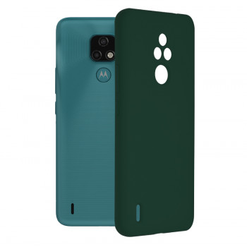 Husa telefon Motorola Moto E7 - Techsuit Soft Edge Silicone - Dark Green