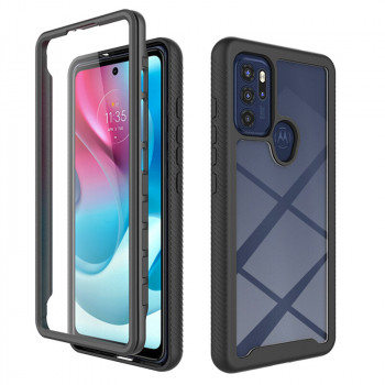 Husa telefon Motorola Moto G60S + Folie - Techsuit Defense360 Pro - Black - Img 1