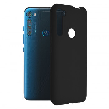 Husa telefon Motorola One Fusion Plus - Techsuit Soft Edge Silicone - Black