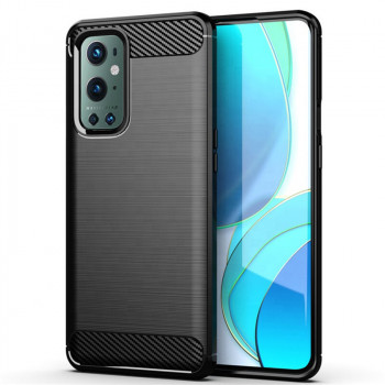 Husa telefon OnePlus 9 Pro - Techsuit Carbon Silicone - Black