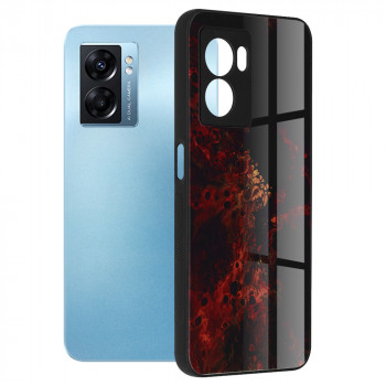 Husa telefon Oppo A77 - Techsuit Glaze Series - Red Nebula