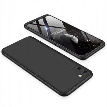 Husa telefon Realme C11 (2020) + Folie - GKK 360 - Black - Img 2