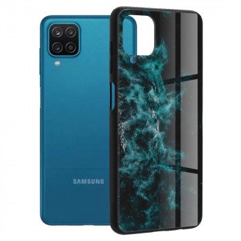 Husa telefon Samsung Galaxy A12 / A12 Nacho - Techsuit Glaze Series - Blue Nebula