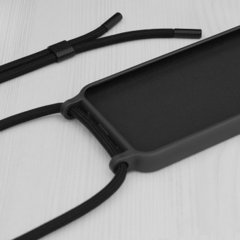 Husa telefon Samsung Galaxy A13 4G - Techsuit Crossbody Lanyard - Black - Img 4