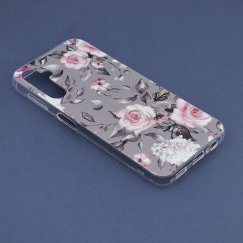 Husa telefon Samsung Galaxy A14 4G / A14 5G - Techsuit Marble Series - Bloom of Ruth Gray - Img 2
