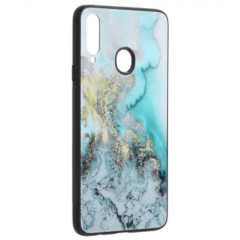 Husa telefon Samsung Galaxy A20s - Techsuit Glaze Series - Blue Ocean - Img 2