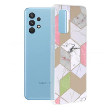 Husa telefon Samsung Galaxy A32 4G - Techsuit Marble Series - Purple Hex