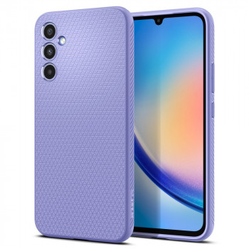 Husa telefon Samsung Galaxy A34 5G - Spigen Liquid Air - Awesome Violet