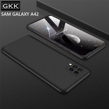 Husa telefon Samsung Galaxy A42 5G + Folie - GKK 360 - Black - Img 2