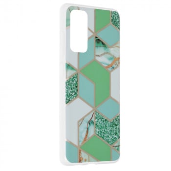 Husa telefon Samsung Galaxy S20 FE / S20 FE 5G - Techsuit Marble Series - Green Hex - Img 2