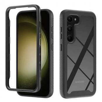 Husa telefon Samsung Galaxy S23 Plus + Folie - Techsuit Defense360 Pro - Black - Img 1