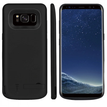 Husa telefon Samsung Galaxy S8 Plus cu Baterie de 6500mAh - Techsuit Power Pro - Black - Img 2