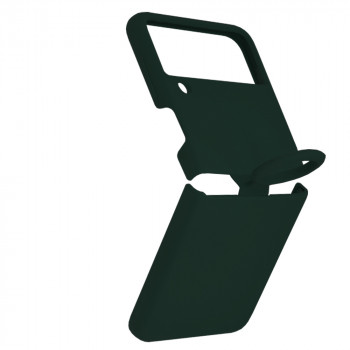 Husa telefon Samsung Galaxy Z Flip3 5G - Techsuit Soft Edge Silicone - Dark Green - Img 2