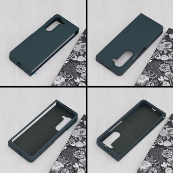Husa telefon Samsung Galaxy Z Fold5 - Techsuit Soft Edge Silicone - Dark Green - Img 2