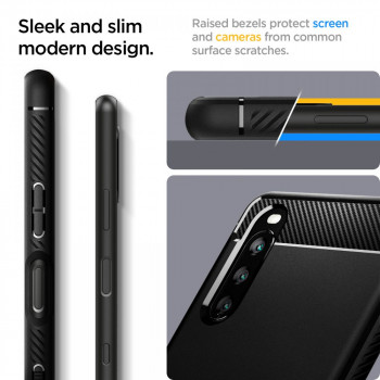 Husa telefon Sony Xperia 10 III - Spigen Rugged Armor - Black - Img 2