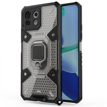 Husa telefon Xiaomi Mi 11 Lite 4G / Mi 11 Lite 5G / 11 Lite 5G NE - Techsuit Honeycomb Armor - Black - Img 1